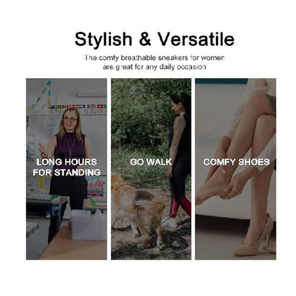 NIB. Women's Slip On Walking Shoes. Size 7. Black. - Picture 4 of 4